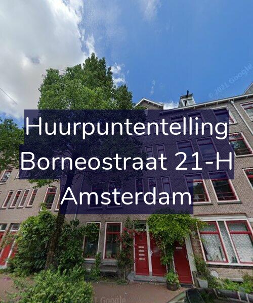 Foto gevel Huurpuntentelling voor Borneostraat 21-H, Amsterdam
