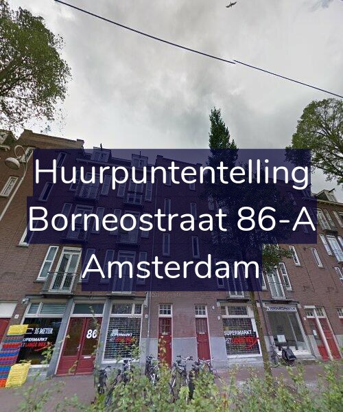 Foto gevel Huurpuntentelling voor Borneostraat 86-A, Amsterdam