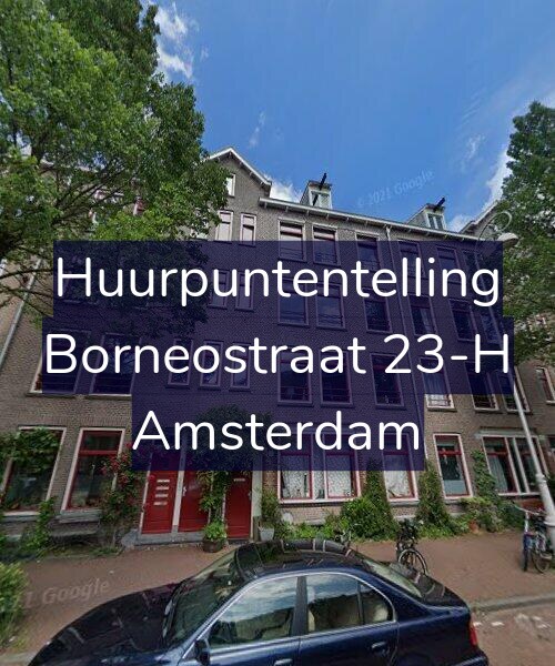 Foto gevel Huurpuntentelling voor Borneostraat 23-H, Amsterdam