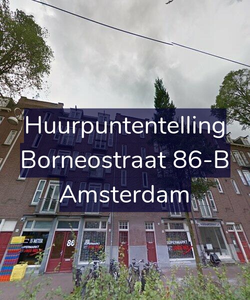 Foto gevel Huurpuntentelling voor Borneostraat 86-B, Amsterdam