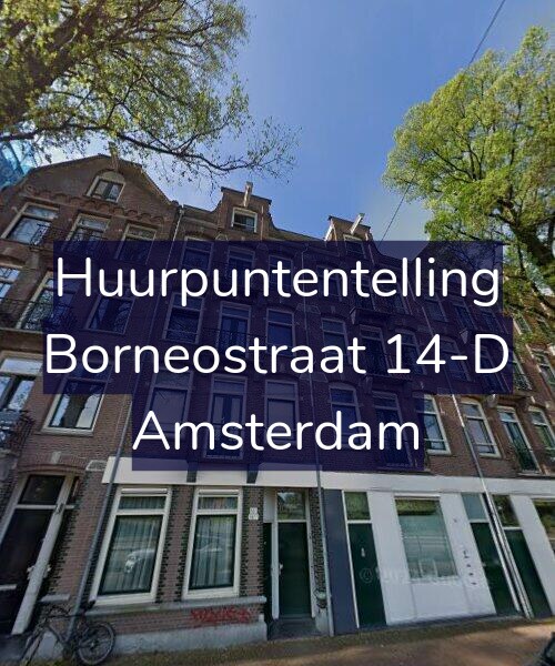 Foto gevel Huurpuntentelling voor Borneostraat 14-D, Amsterdam