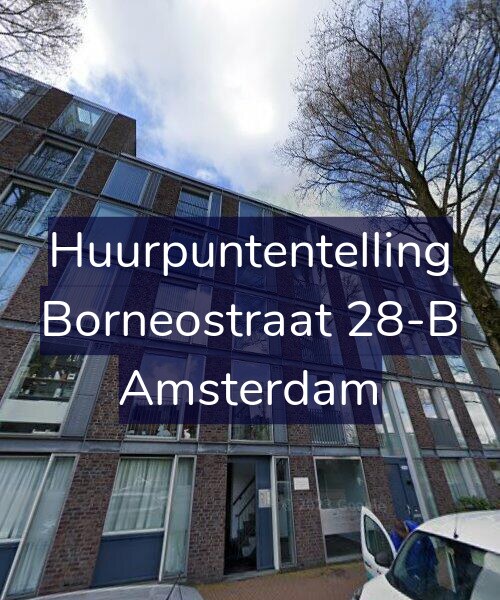 Foto gevel Huurpuntentelling voor Borneostraat 28-B, Amsterdam