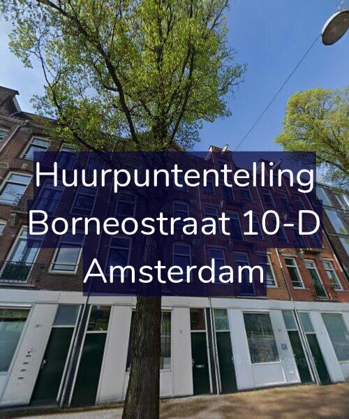 Foto gevel Huurpuntentelling voor Borneostraat 10-D, Amsterdam