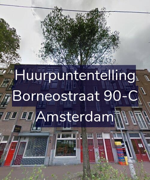 Foto gevel Huurpuntentelling voor Borneostraat 90-C, Amsterdam