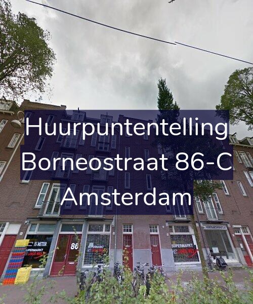 Foto gevel Huurpuntentelling voor Borneostraat 86-C, Amsterdam