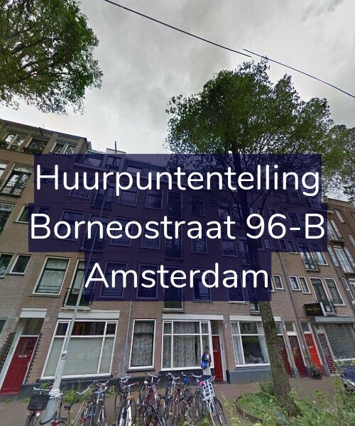 Foto gevel Huurpuntentelling voor Borneostraat 96-B, Amsterdam