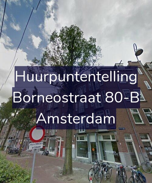 Foto gevel Huurpuntentelling voor Borneostraat 80-B, Amsterdam