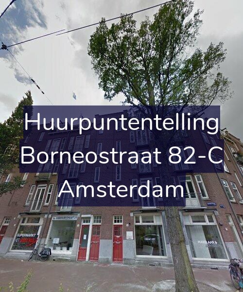 Foto gevel Huurpuntentelling voor Borneostraat 82-C, Amsterdam