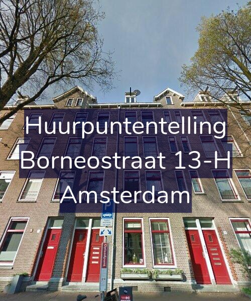 Foto gevel Huurpuntentelling voor Borneostraat 13-H, Amsterdam