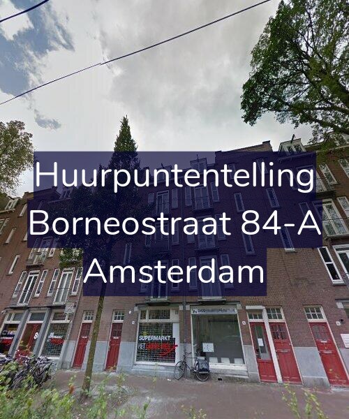 Foto gevel Huurpuntentelling voor Borneostraat 84-A, Amsterdam