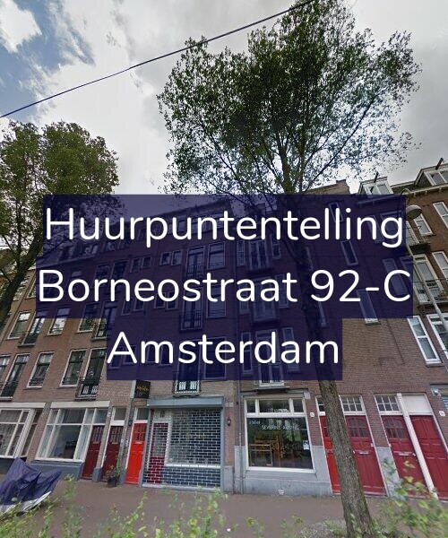 Foto gevel Huurpuntentelling voor Borneostraat 92-C, Amsterdam