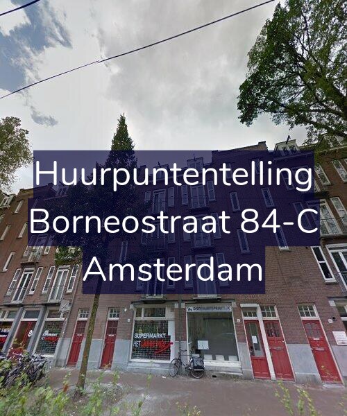 Foto gevel Huurpuntentelling voor Borneostraat 84-C, Amsterdam