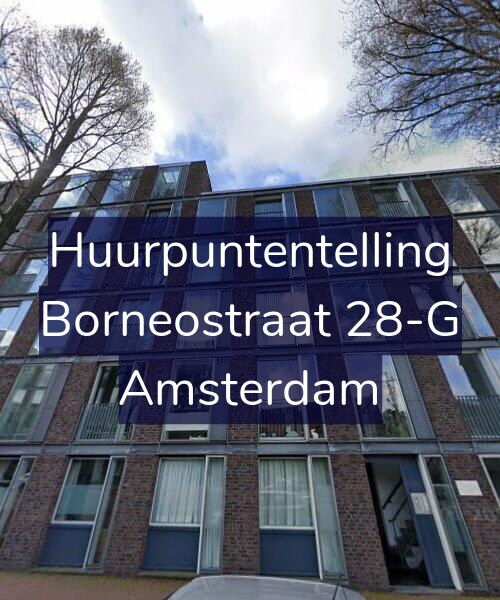 Foto gevel Huurpuntentelling voor Borneostraat 28-G, Amsterdam
