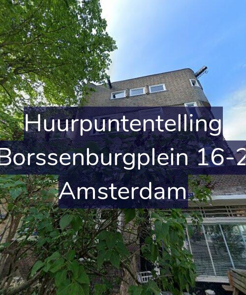 Foto gevel Huurpuntentelling voor Borssenburgplein 16-2, Amsterdam