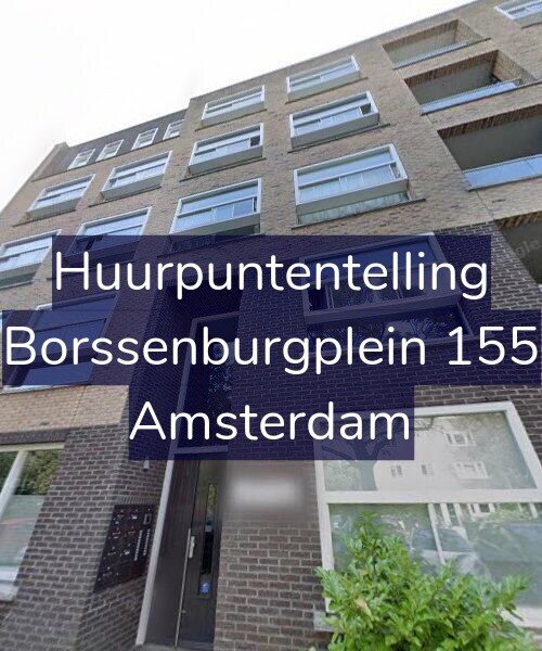 Foto gevel Huurpuntentelling voor Borssenburgplein 155, Amsterdam