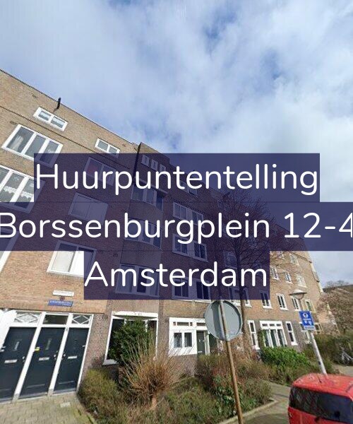 Foto gevel Huurpuntentelling voor Borssenburgplein 12-4, Amsterdam