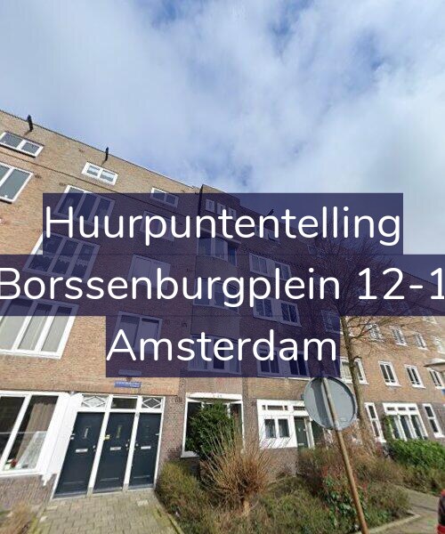 Foto gevel Huurpuntentelling voor Borssenburgplein 12-1, Amsterdam