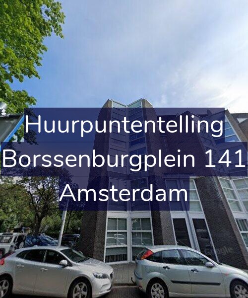 Foto gevel Huurpuntentelling voor Borssenburgplein 141, Amsterdam