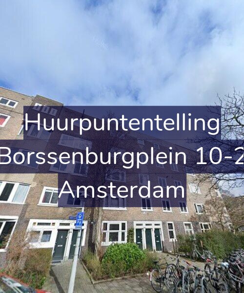 Foto gevel Huurpuntentelling voor Borssenburgplein 10-2, Amsterdam