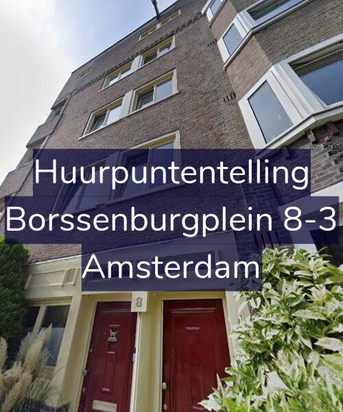 Foto gevel Huurpuntentelling voor Borssenburgplein 8-3, Amsterdam