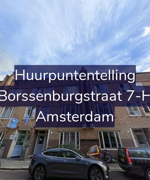 Foto gevel Huurpuntentelling voor Borssenburgstraat 7-H, Amsterdam