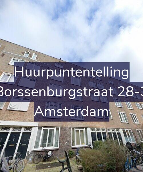 Foto gevel Huurpuntentelling voor Borssenburgstraat 28-3, Amsterdam