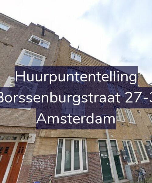 Foto gevel Huurpuntentelling voor Borssenburgstraat 27-3, Amsterdam
