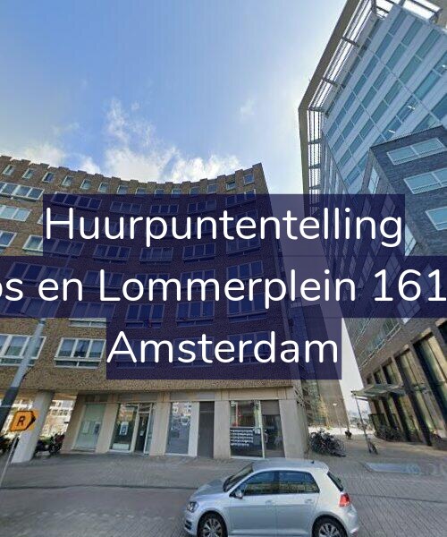 Foto gevel Huurpuntentelling voor Bos en Lommerplein 161-B, Amsterdam