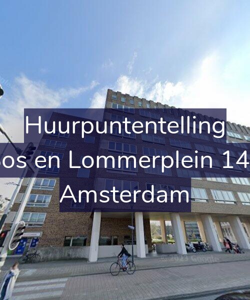 Foto gevel Huurpuntentelling voor Bos en Lommerplein 147, Amsterdam