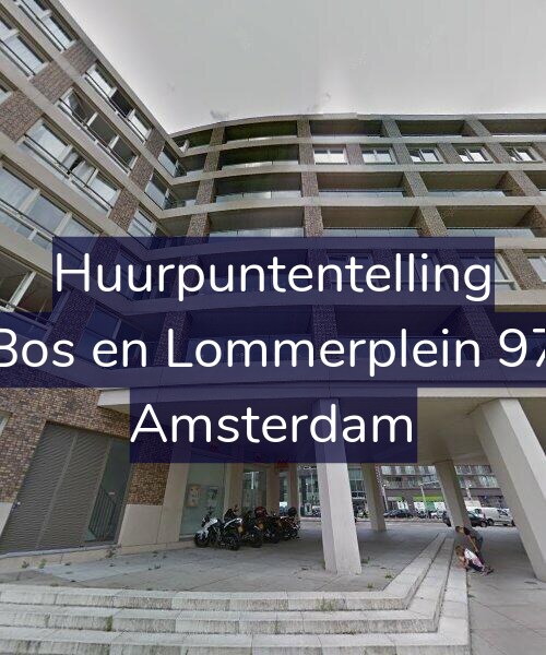 Foto gevel Huurpuntentelling voor Bos en Lommerplein 97, Amsterdam
