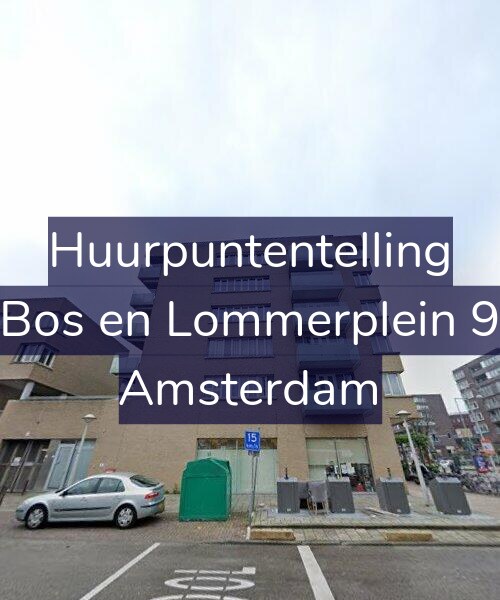 Foto gevel Huurpuntentelling voor Bos en Lommerplein 9, Amsterdam