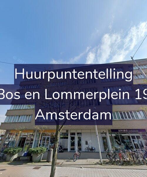 Foto gevel Huurpuntentelling voor Bos en Lommerplein 19, Amsterdam