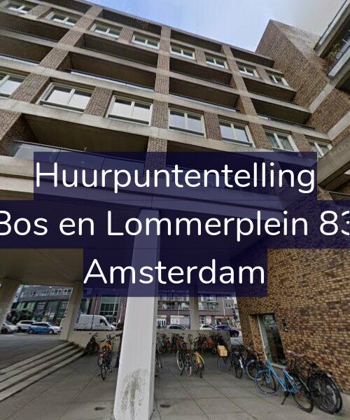 Foto gevel Huurpuntentelling voor Bos en Lommerplein 83, Amsterdam