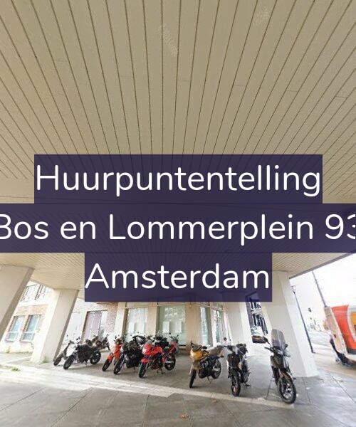 Foto gevel Huurpuntentelling voor Bos en Lommerplein 93, Amsterdam