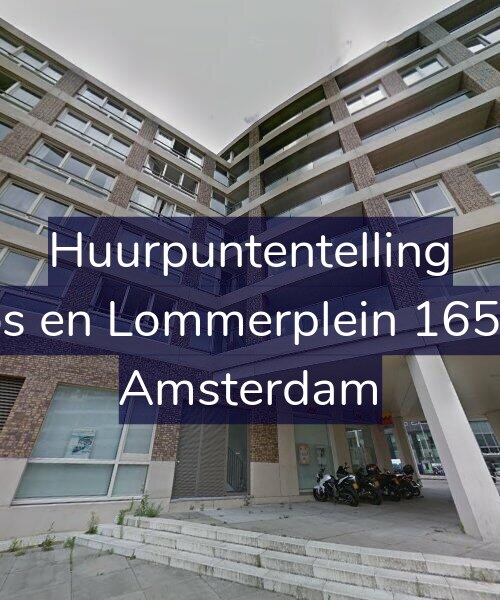 Foto gevel Huurpuntentelling voor Bos en Lommerplein 165-D, Amsterdam