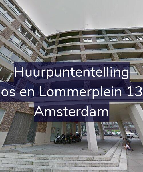Foto gevel Huurpuntentelling voor Bos en Lommerplein 133, Amsterdam
