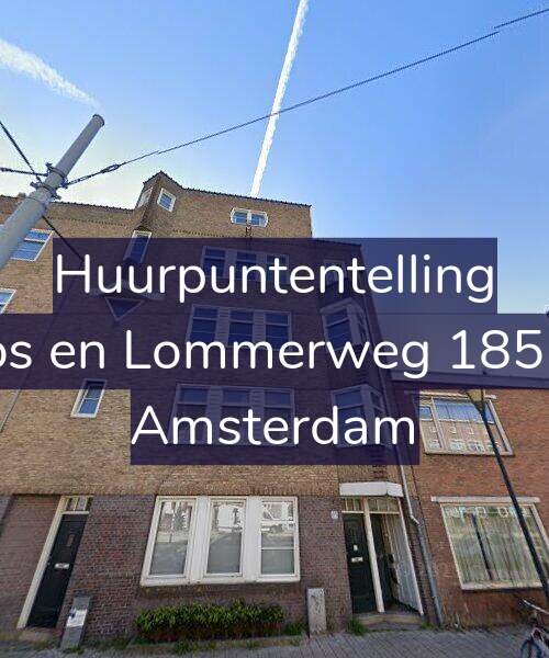 Foto gevel Huurpuntentelling voor Bos en Lommerweg 185-H, Amsterdam
