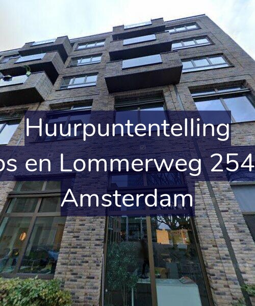 Foto gevel Huurpuntentelling voor Bos en Lommerweg 254-E, Amsterdam