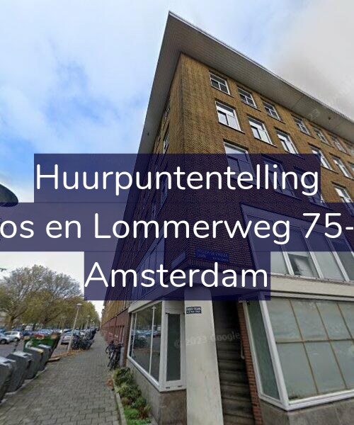Foto gevel Huurpuntentelling voor Bos en Lommerweg 75-3, Amsterdam