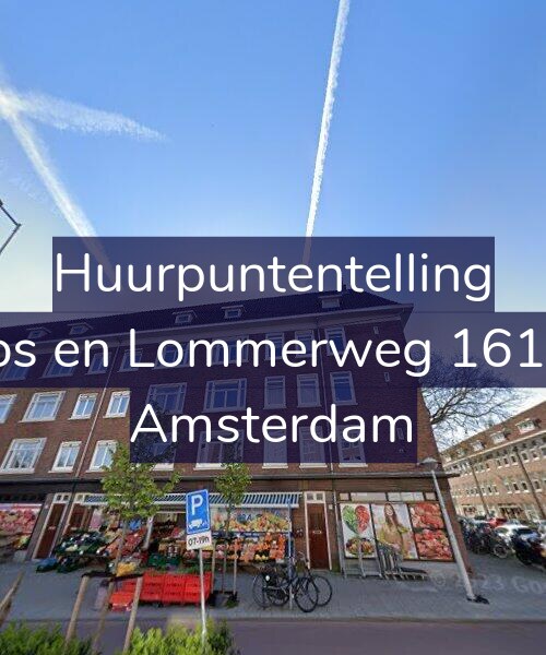 Foto gevel Huurpuntentelling voor Bos en Lommerweg 161-1, Amsterdam