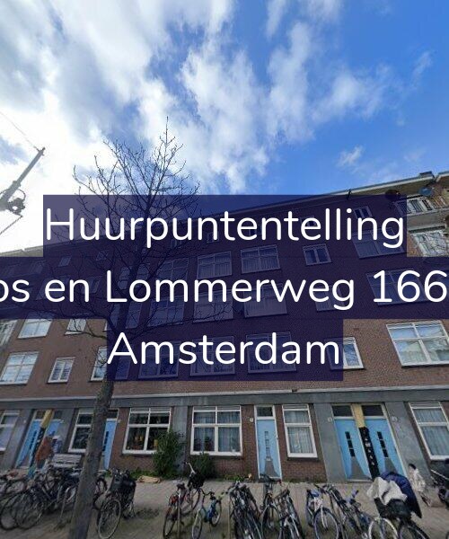 Foto gevel Huurpuntentelling voor Bos en Lommerweg 166-1, Amsterdam