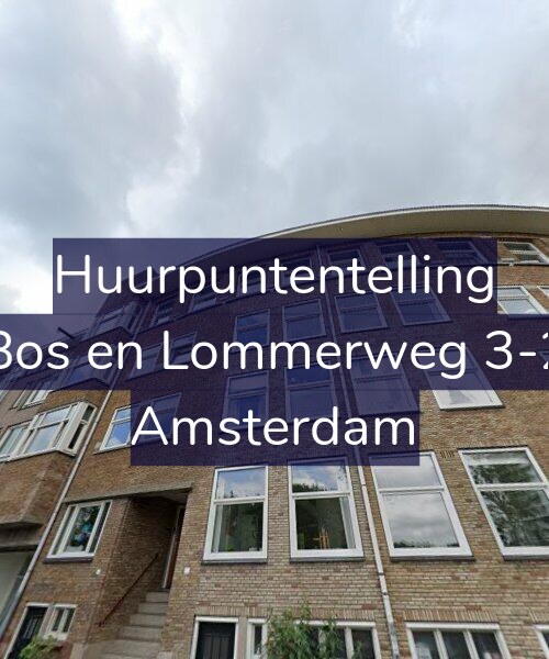 Foto gevel Huurpuntentelling voor Bos en Lommerweg 3-2, Amsterdam