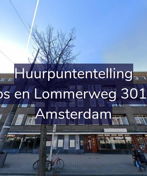 Foto gevel Huurpuntentelling voor Bos en Lommerweg 301-1, Amsterdam
