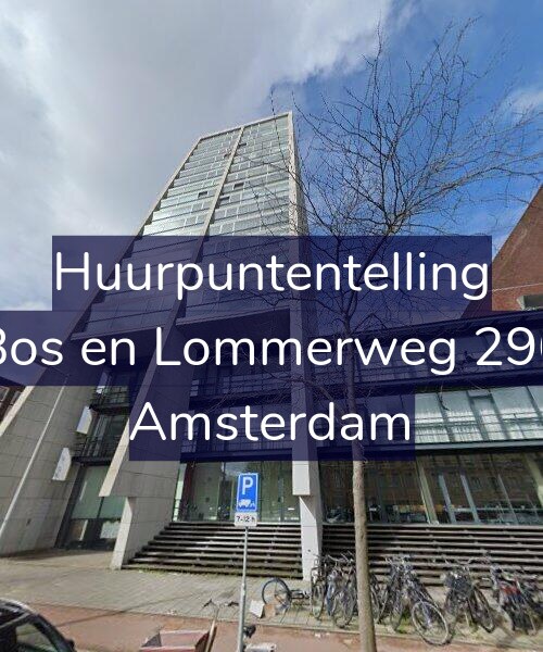 Foto gevel Huurpuntentelling voor Bos en Lommerweg 296, Amsterdam