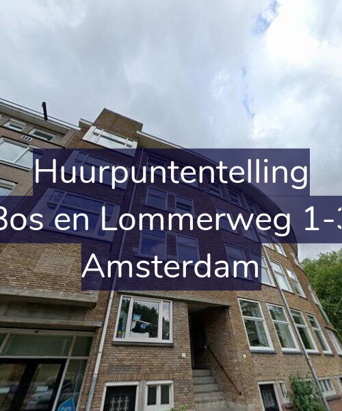 Foto gevel Huurpuntentelling voor Bos en Lommerweg 1-3, Amsterdam
