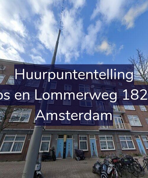 Foto gevel Huurpuntentelling voor Bos en Lommerweg 182-1, Amsterdam