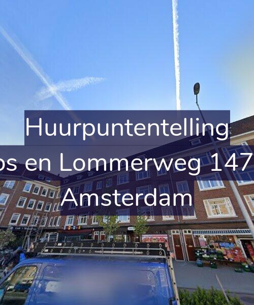 Foto gevel Huurpuntentelling voor Bos en Lommerweg 147-1, Amsterdam
