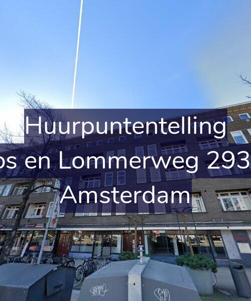 Foto gevel Huurpuntentelling voor Bos en Lommerweg 293-3, Amsterdam