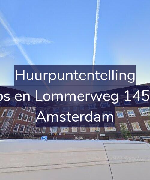 Foto gevel Huurpuntentelling voor Bos en Lommerweg 145-3, Amsterdam