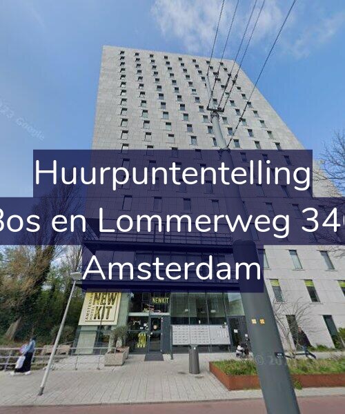 Foto gevel Huurpuntentelling voor Bos en Lommerweg 346, Amsterdam